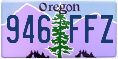 OR license plate 946FFZ