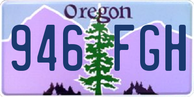 OR license plate 946FGH