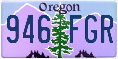 OR license plate 946FGR