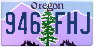 OR license plate 946FHJ