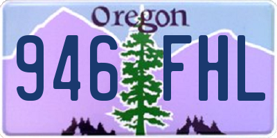 OR license plate 946FHL