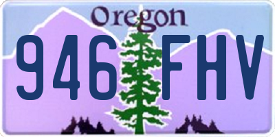 OR license plate 946FHV