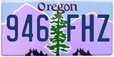 OR license plate 946FHZ