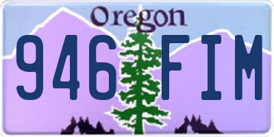 OR license plate 946FIM