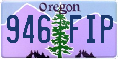 OR license plate 946FIP