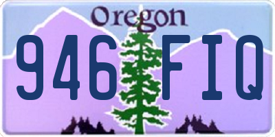 OR license plate 946FIQ
