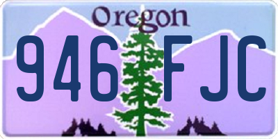 OR license plate 946FJC