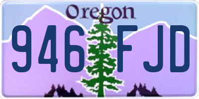 OR license plate 946FJD