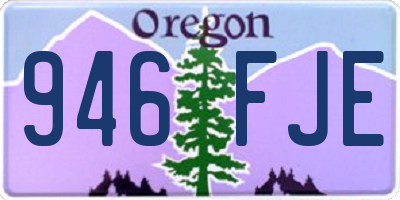 OR license plate 946FJE