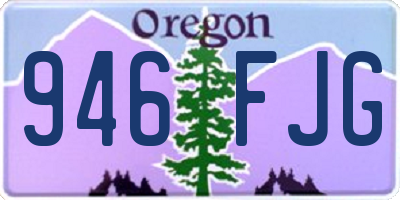 OR license plate 946FJG