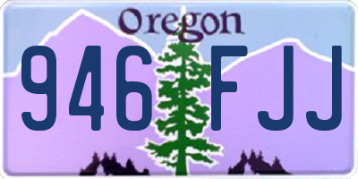 OR license plate 946FJJ