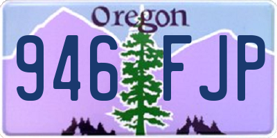 OR license plate 946FJP