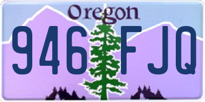 OR license plate 946FJQ