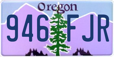 OR license plate 946FJR