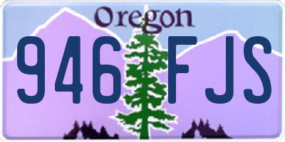 OR license plate 946FJS