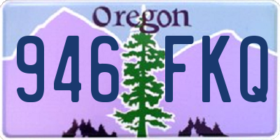 OR license plate 946FKQ