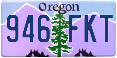 OR license plate 946FKT