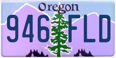 OR license plate 946FLD