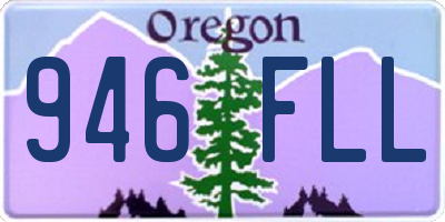 OR license plate 946FLL