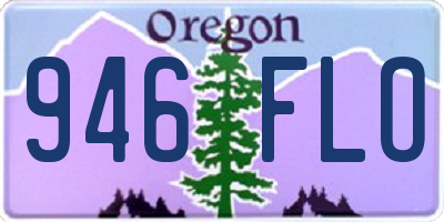 OR license plate 946FLO