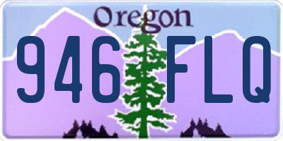 OR license plate 946FLQ