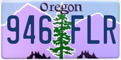 OR license plate 946FLR