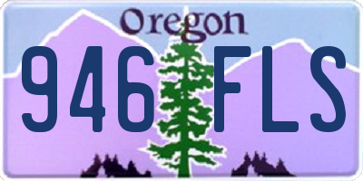 OR license plate 946FLS