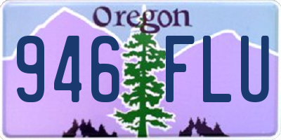 OR license plate 946FLU