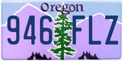 OR license plate 946FLZ
