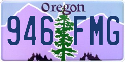 OR license plate 946FMG
