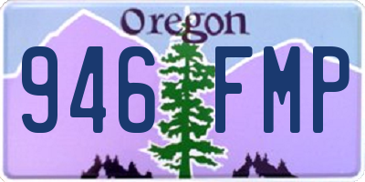 OR license plate 946FMP