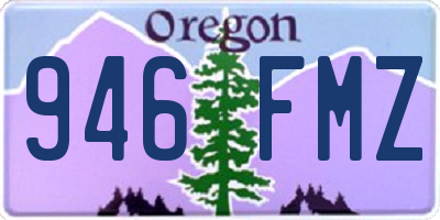 OR license plate 946FMZ