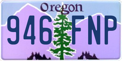 OR license plate 946FNP