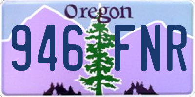 OR license plate 946FNR