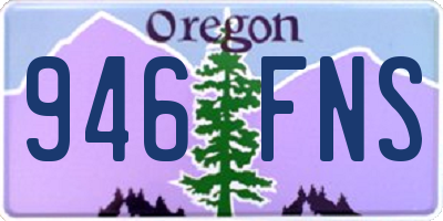 OR license plate 946FNS