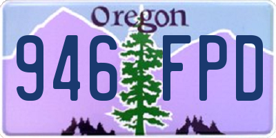 OR license plate 946FPD