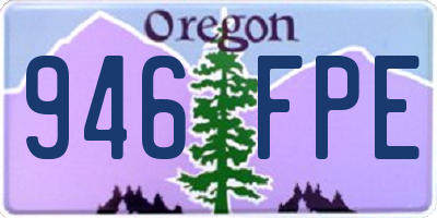 OR license plate 946FPE