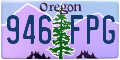 OR license plate 946FPG