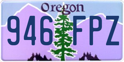 OR license plate 946FPZ