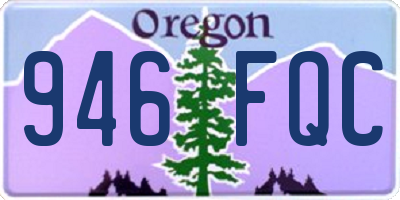 OR license plate 946FQC