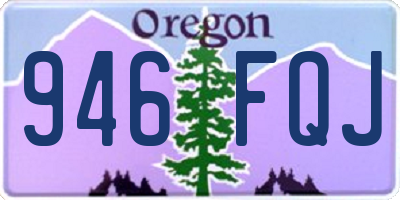 OR license plate 946FQJ