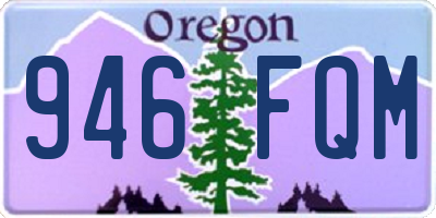 OR license plate 946FQM