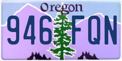 OR license plate 946FQN