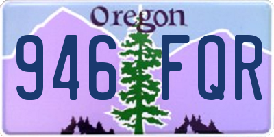 OR license plate 946FQR