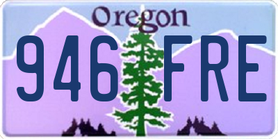 OR license plate 946FRE