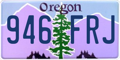 OR license plate 946FRJ
