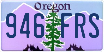OR license plate 946FRS
