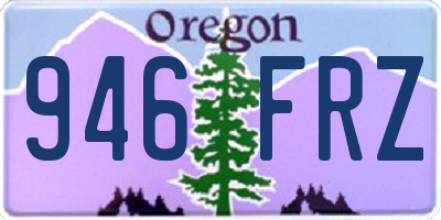 OR license plate 946FRZ