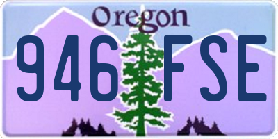 OR license plate 946FSE
