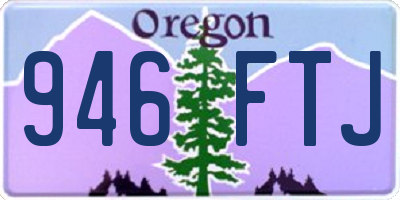 OR license plate 946FTJ